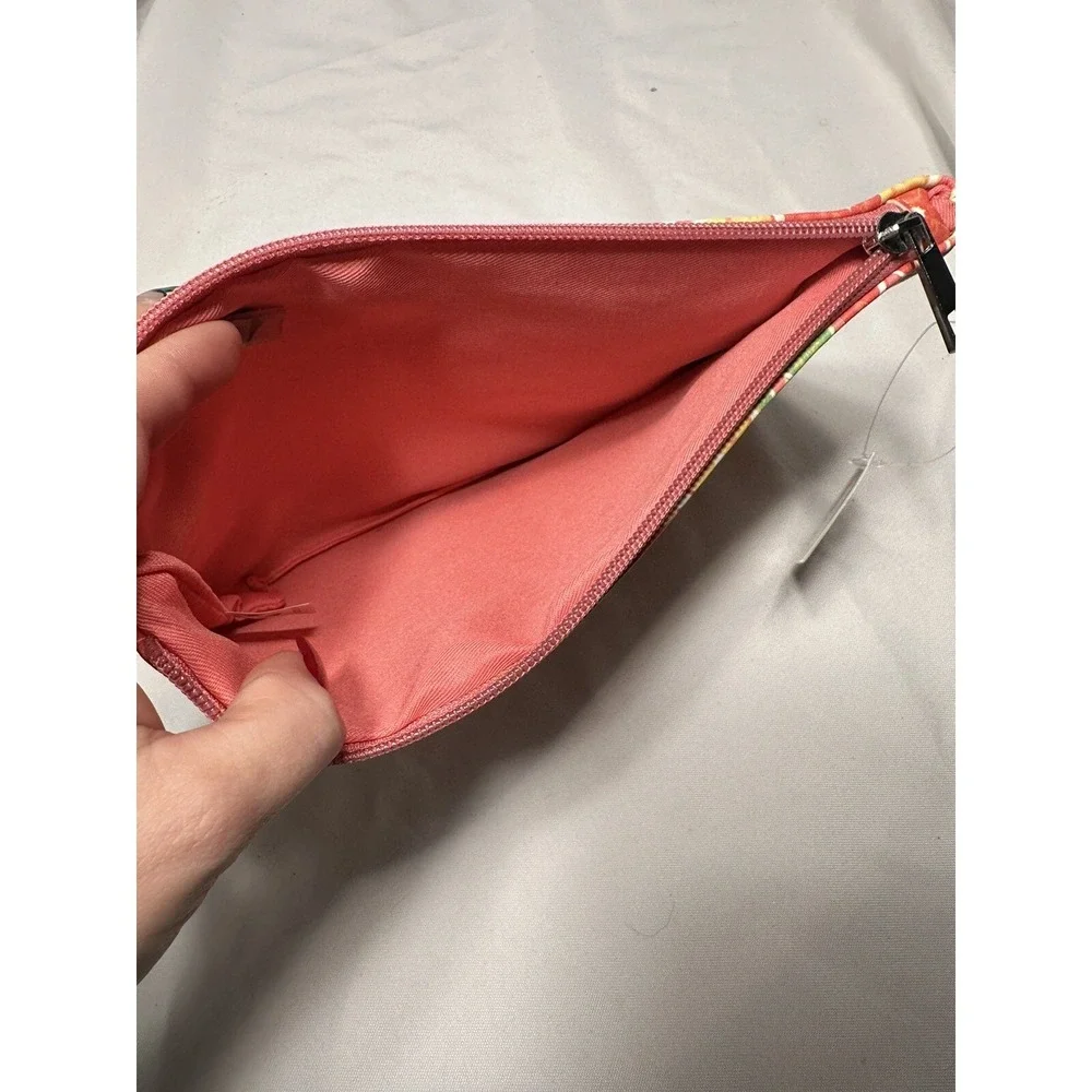 zipper pouch citrus fruit lemon lime makeup bag‎